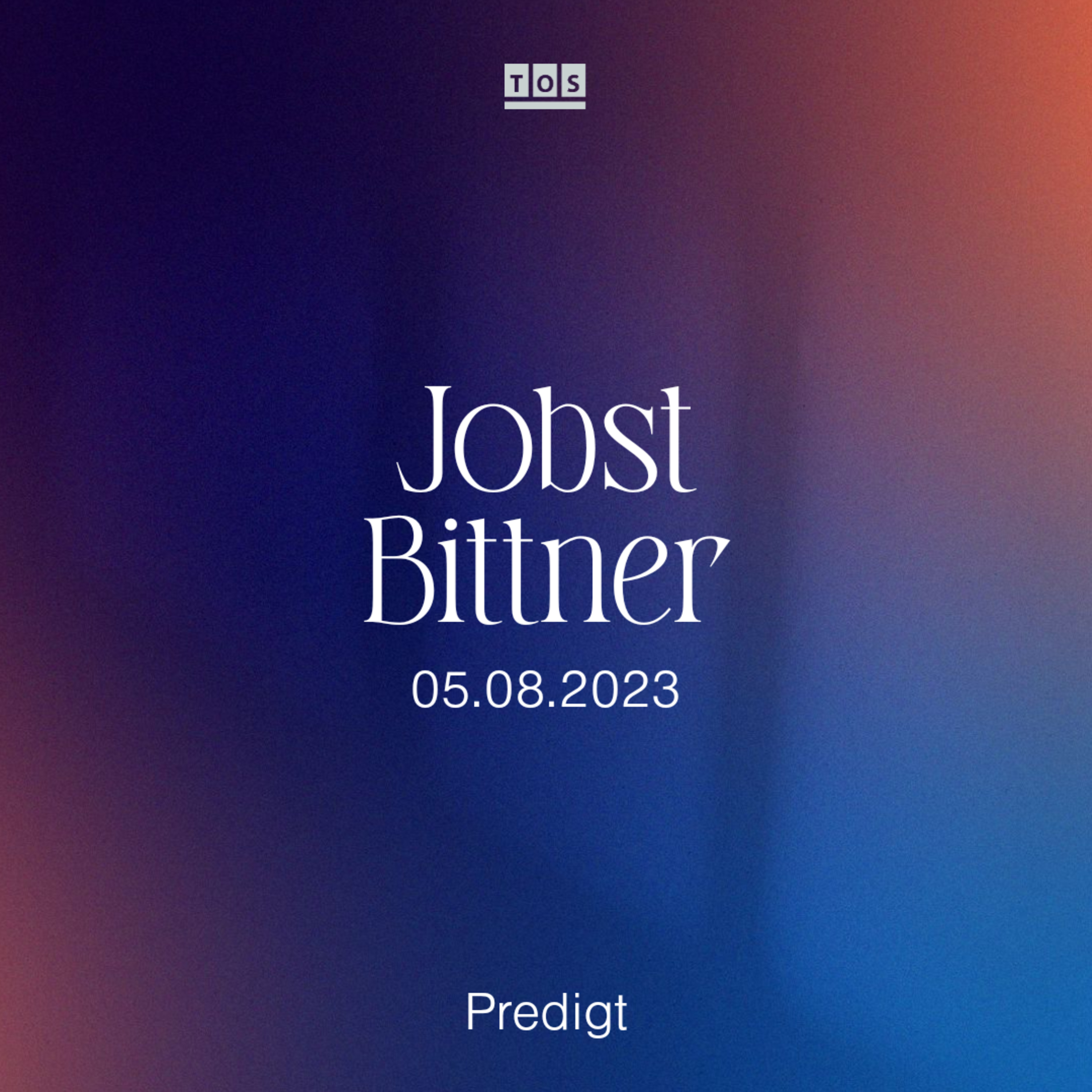 Jobst Bittner - 05.08.2023 hero artwork