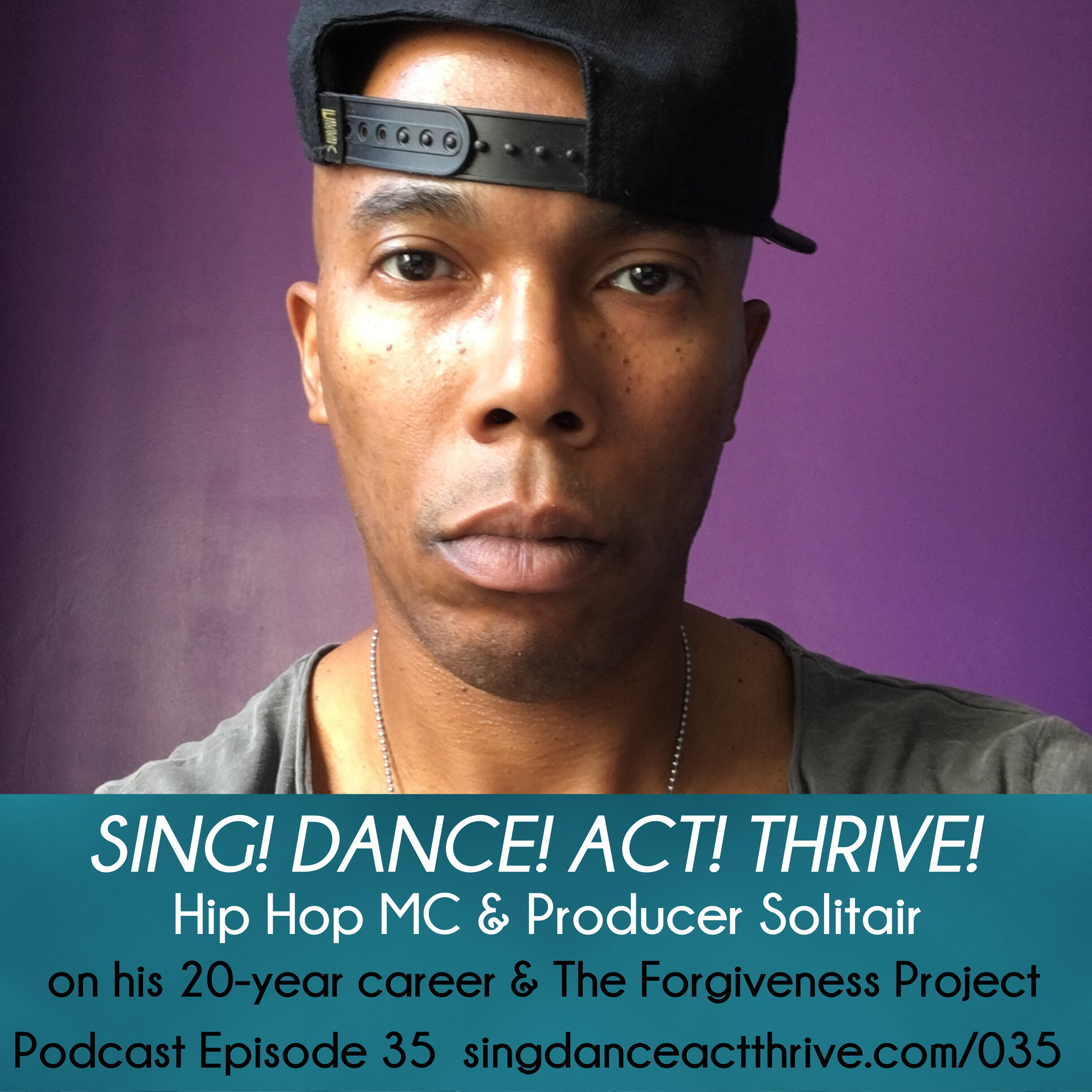Hip Hop MC & Producer Solitair on his 20-Year Career & The Forgiveness Project hero artwork